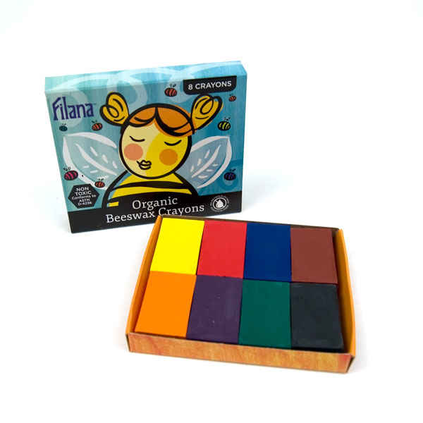 Filana Beeswax Crayons 8 Blocks Standard
