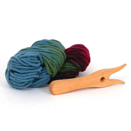 Knitting Fork and Organic Yarn