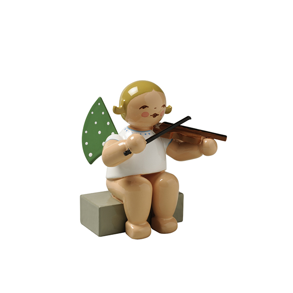 Angel with Violin  Seated (Wendt und Kuehn)