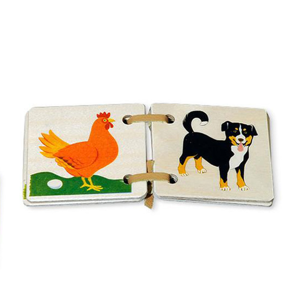 Mini Wooden Book of Animals (Atelier Fischer)