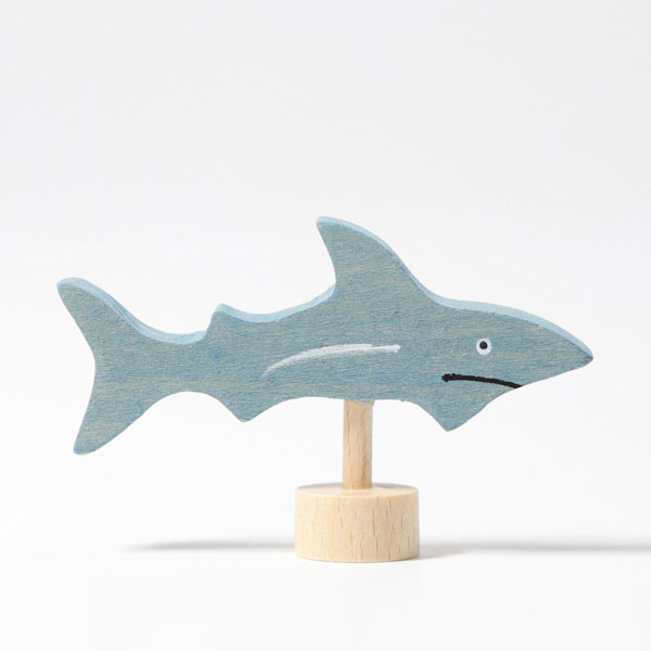 Shark Ornament for Birthday Rings