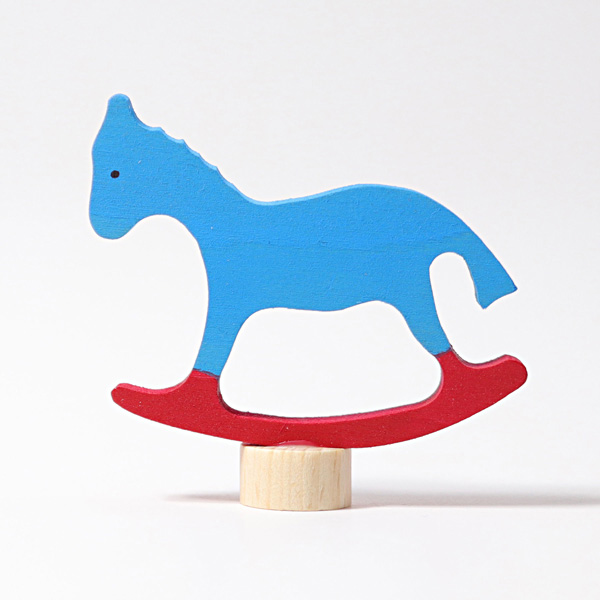 Rocking Horse Ornament for Birthday Ring