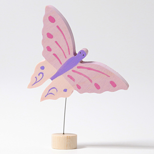Pink Butterfly Ornament for Birthday Rings