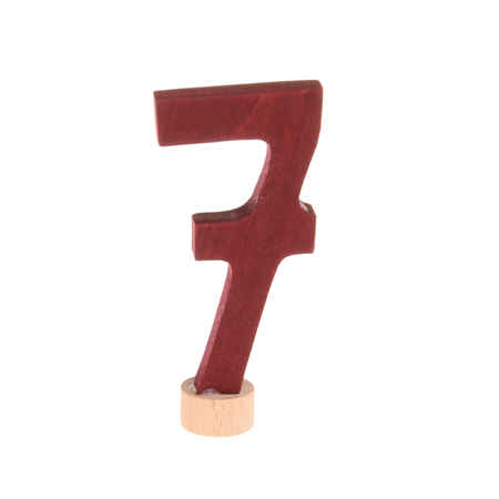Simple Number 7 for Birthday Ring