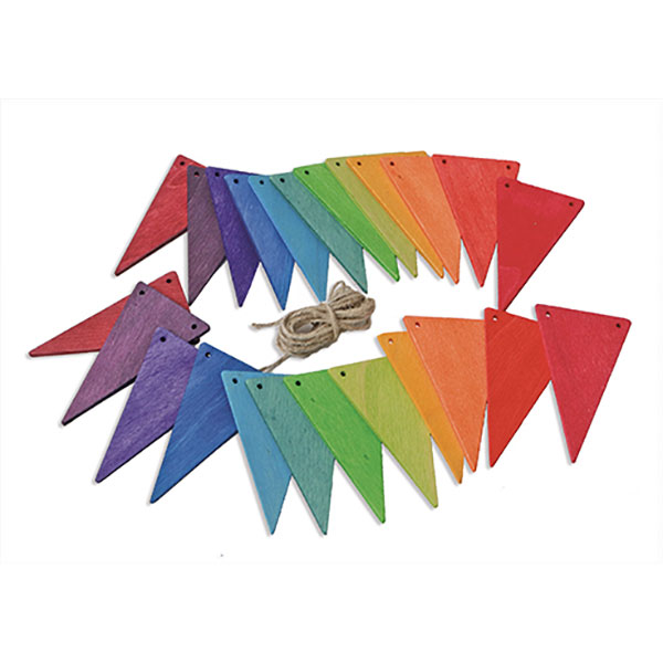 Pennant Banner rainbow (Grimm's)