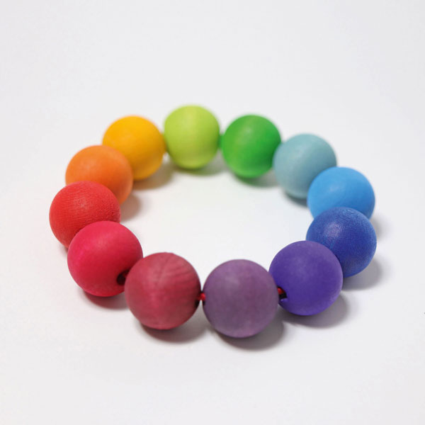 Rainbow Bead Ring (Grimm's)