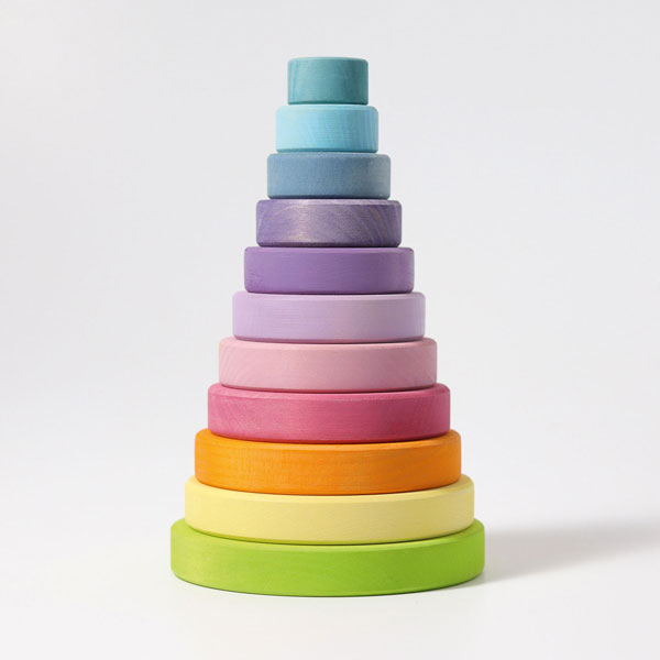 Large Stacking Tower pastel (Grimm's)