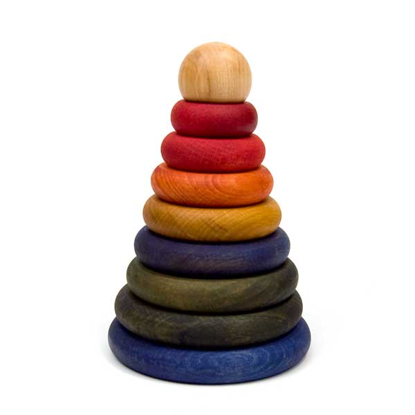 Ring Stacker Rainbow (Wooden Story)