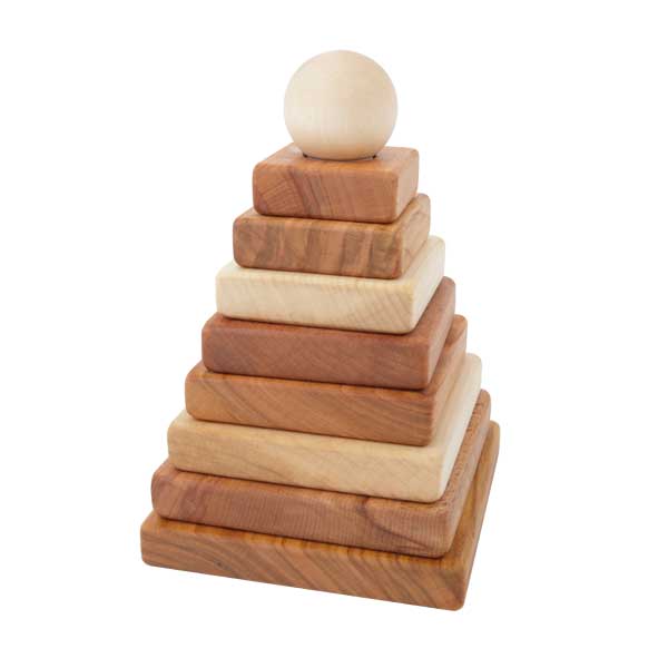 Pyramid Stacker Natural (Wooden Story)