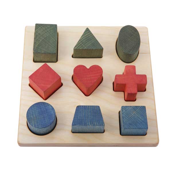 Shape Puzzle Board Rainbow (Wooden Story)