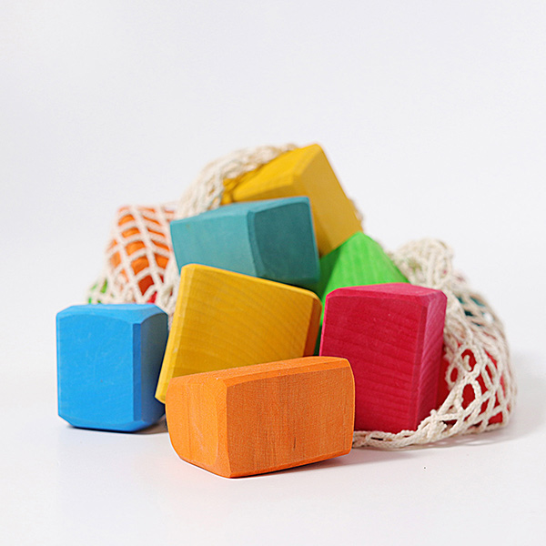 Colored Waldorf Blocks (Grimm's)