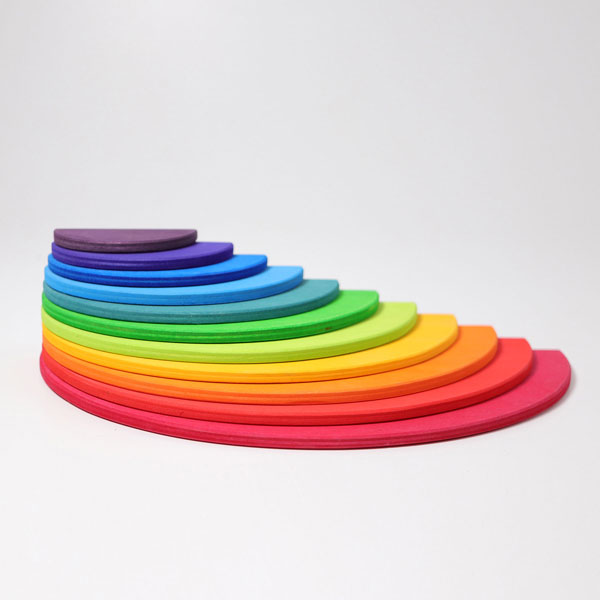 Rainbow Semicircles Building Set 11pcs (Grimm's)