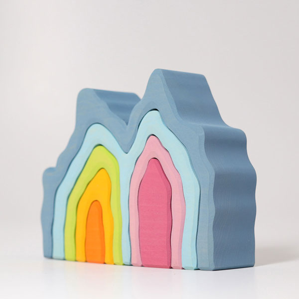 Blue Cave Arch Stacking Toy (Grimm's)