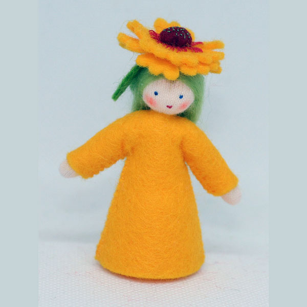 Firewheel Fairy Felt Doll with Flower Hat Fair