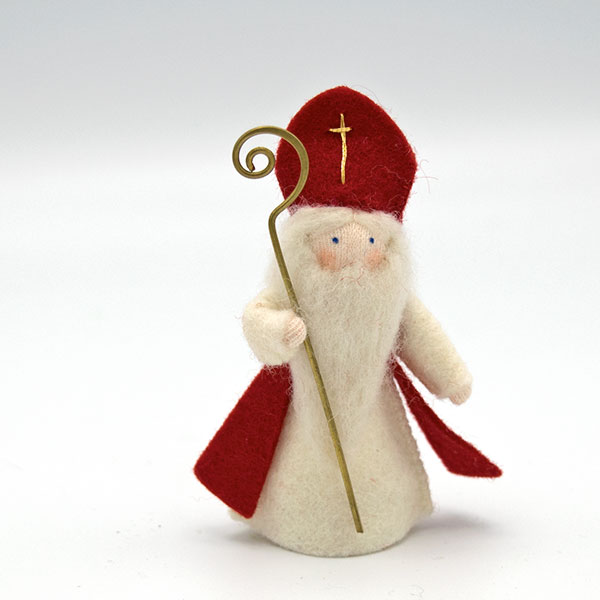 Saint Nicholas Felt Doll Light