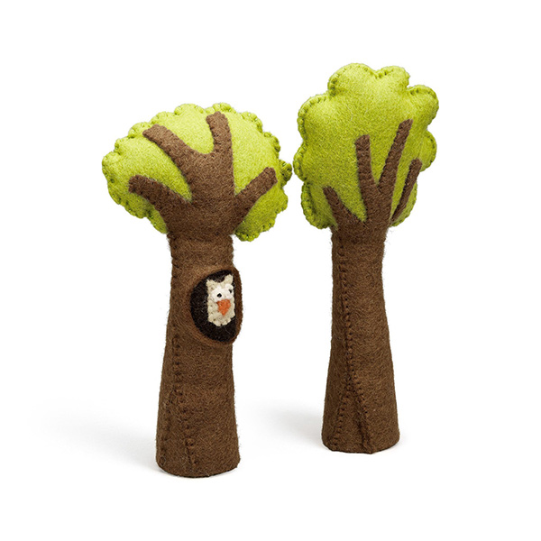 Felt Trees and Owl (Papoose)