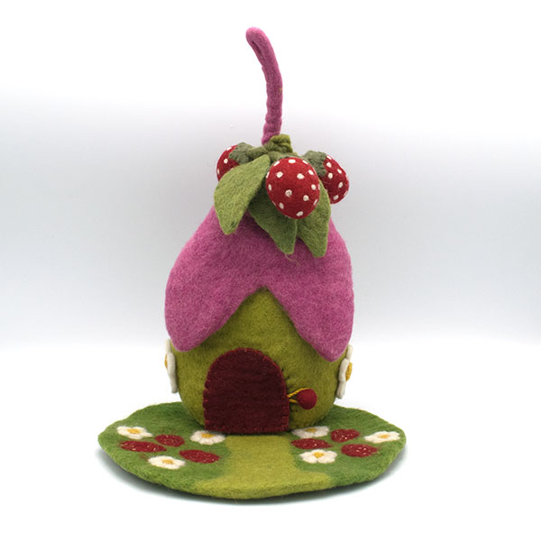 Strawberry Fairy House and Mat (Papoose)