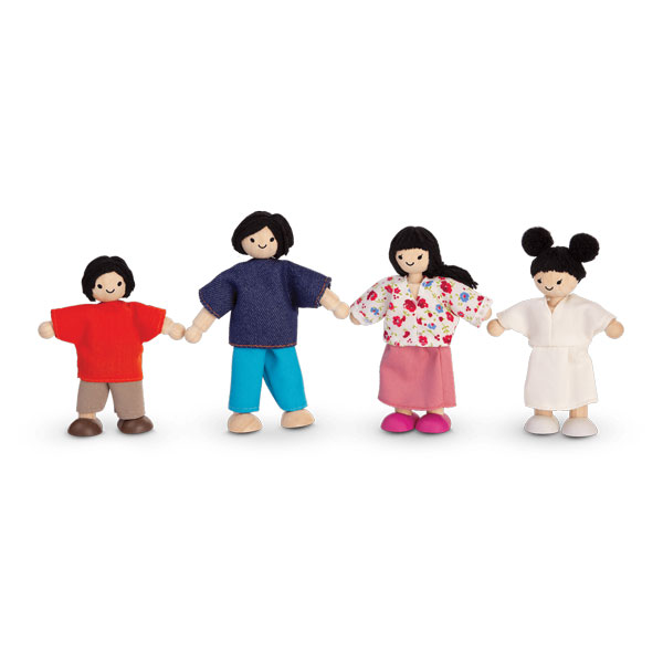 Asian Family Dollhouse Dolls (Plan Toys)