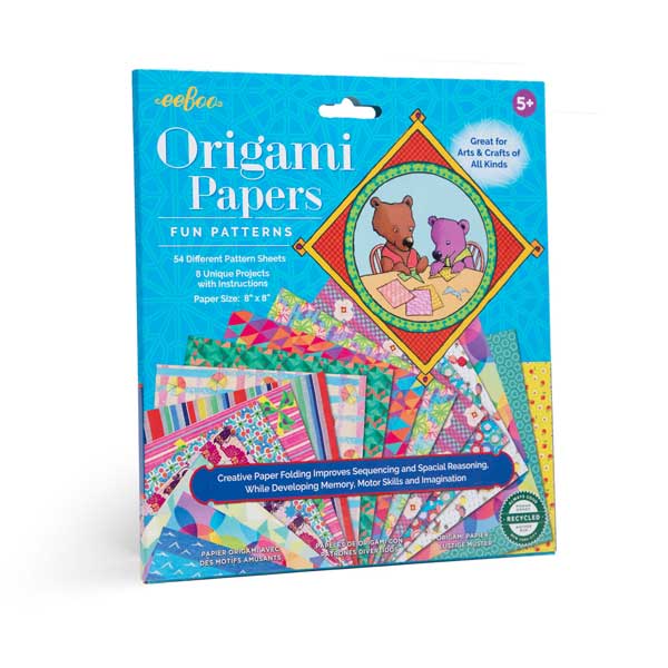Fun Patterns Origami Papers (eeBoo)