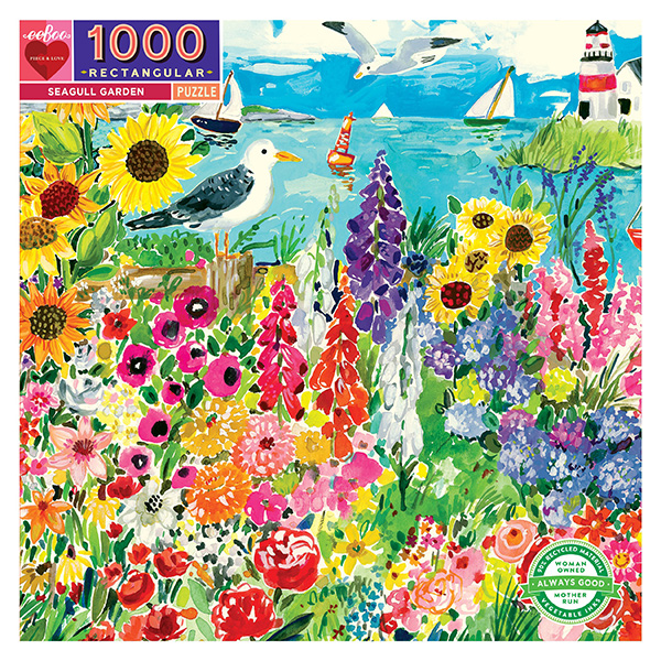 Seagull Garden 1000 Piece Jigsaw Puzzle (eeBoo)