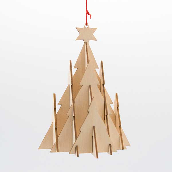 Modern Christmas Tree Hanging Ornament