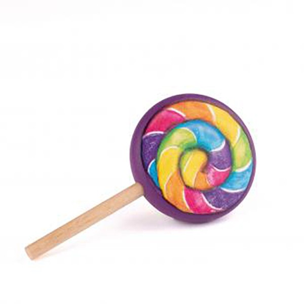 Rainbow Swirl Lollipop Pretend Food (Erzi)