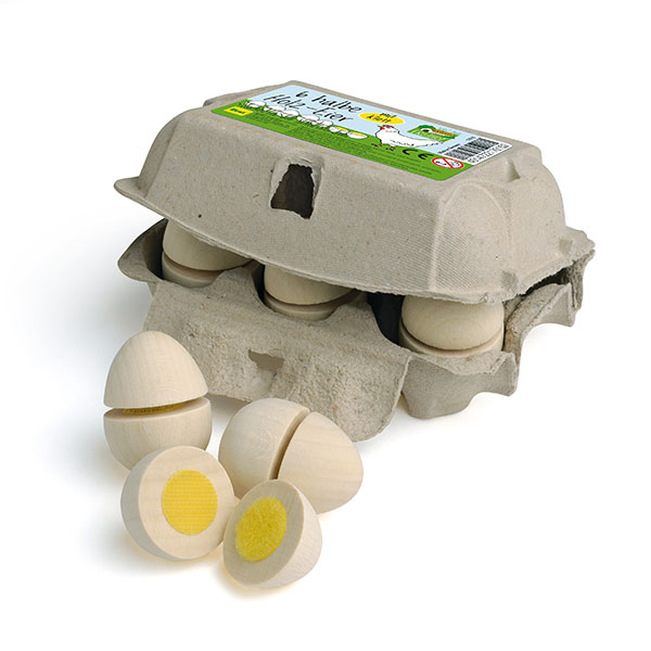 Eggs to Cut Wooden Play Food (Erzi)