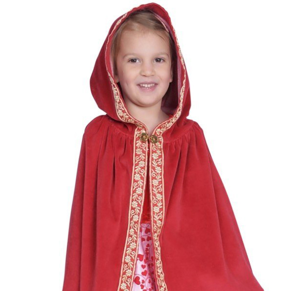 Red Riding Hood Velour Cape (Fairy Finery)