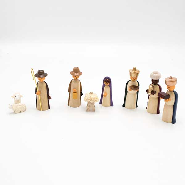Nativity Group in Wooden Box
