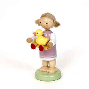 Girl with Toy Duck (Flade)