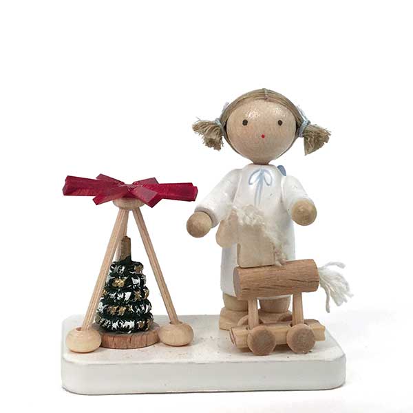 Angel with Candle Pyramid and Toy Horse (Flade)