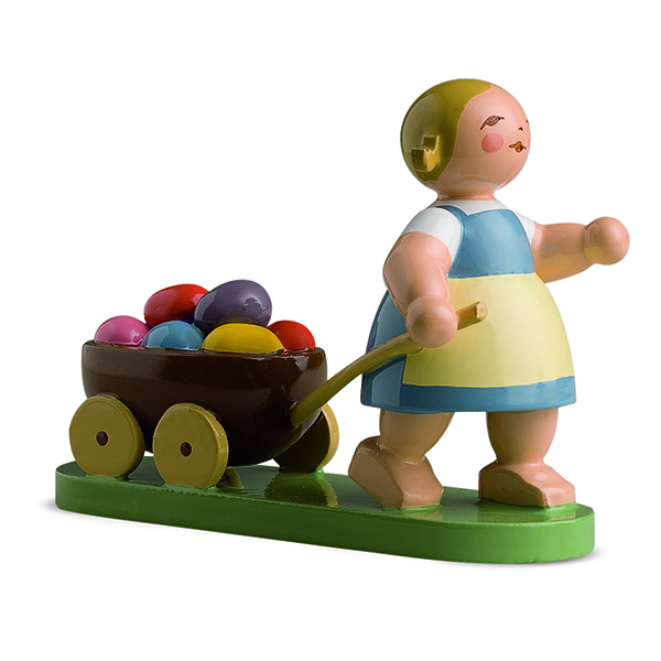 Girl with Easter Cart (Wendt und Kuehn)