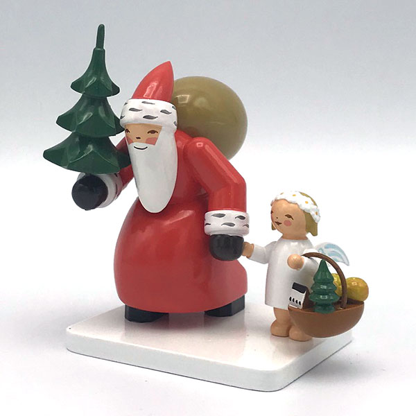 Santa with Tree and Angel (Wendt und Kuehn)