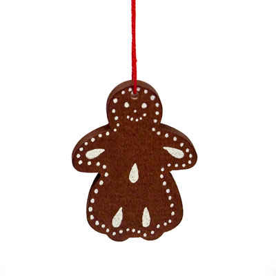 Gingerbread Man Christmas Tree Ornament