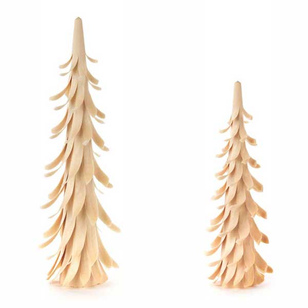 Set of Two Natural Spiralbaum Trees 15 and 20 cm