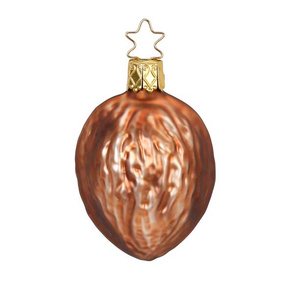 Walnut Harvest Glass Ornament