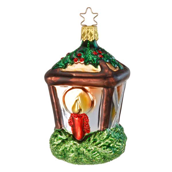 Holiday Glow Lantern Glass Ornament