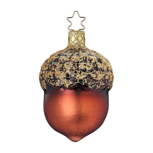 Acorn Glass Ornament