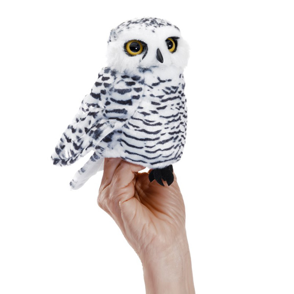 Small Snowy Owl Hand Puppet (Folkmanis)