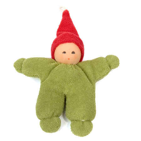 Little Man Rattle Doll Green (Nanchen)