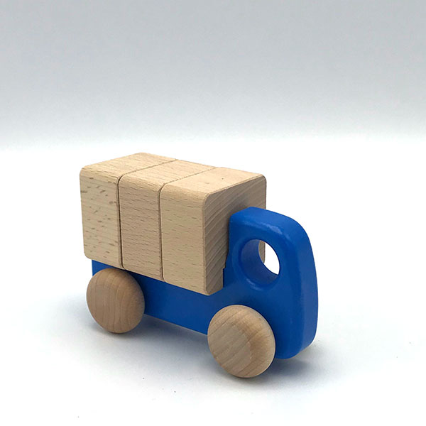 Small Blue Truck with Blocks (Bajo)