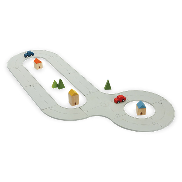 Plan Toys Rubber Road and Rail