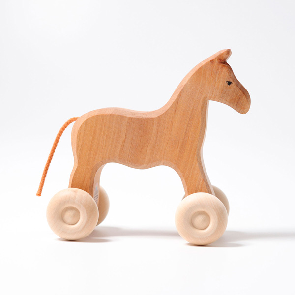 Wooden Horse on Wheels (Grimm's)