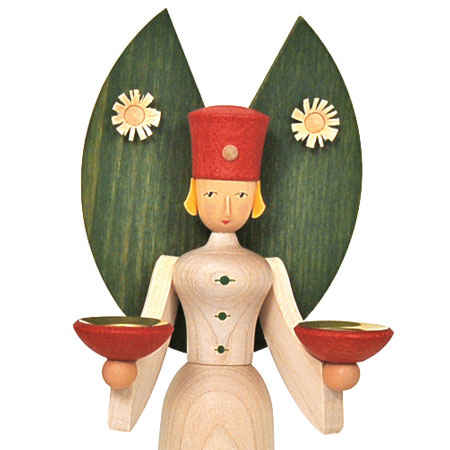 Angel and Miner Candleholders