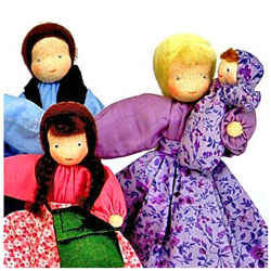 Dollhouse doll family