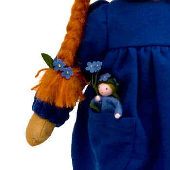 Hilscher Flower Doll Forget-me-not
