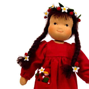 Hilscher flower doll strawberry