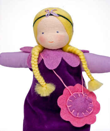 Violet Flower Girl Doll