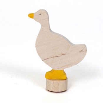 White Goose Ornament for Birthday Ring