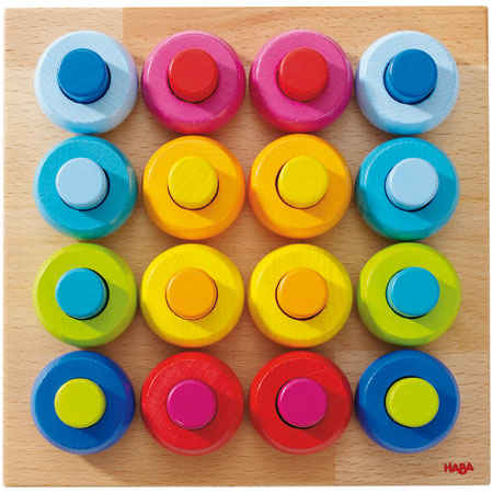 Rainbow Whirls Pegging Game